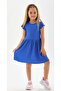 Blue Girl's Summer Dress - 3