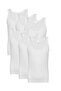 Girl's Cotton Ribbed Round Neck Thick Strap Classic Lace Undershirt 6 Pcs -259