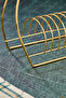 Gold Color Cup Holder Gold Cup Stand 6-Piece Presentation Gold Cup Stand - 5