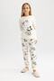 Disney Mickey & Minnie Girl's Long Sleeve Pajama Set - A8781a823au - 2