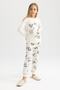 Disney Mickey & Minnie Girl's Long Sleeve Pajama Set - A8781a823au