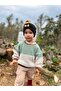 Green Oversize Kids Knitwear Sweater - 5