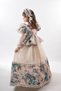Custom Design Girls' Evening Dress, Girls' Long Dress with Hair Accessory, Vintage Dress - 7