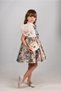 Custom Design, Bolero, Floral Two-Piece Girls Dress, Girls Dress with Bag Accessory, - 4