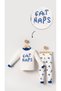 0-4 Years Special Cartoon Printed Baby and Kids Pajama Set - Wide Neck & Special Size Options - 6