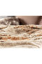 HOME Madame Coco Lenora Wellsoft بطانية مزدوجة مطبوعة - بيج/مينك - 2