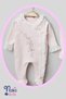 Pugi Pink Floral Embroidered Stylish Baby Girl Hospital Discharge Set - 10 Pieces - 3