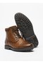 Textured Chukka Boots with Zip Closure - 4