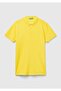Men's Yellow Regular Fit Short Sleeve Polo Tshirt - 2