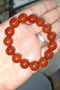 Honey Agate Stone 14 mm Natural Stone Bracelet - 3