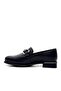 2050127K Women's Genuine Leather Buckle Loaver Shoes - 4