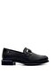 2050127K Women's Genuine Leather Buckle Loaver Shoes - 2