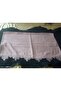 Handmade Needle Embroidered Prayer Cover Dowry Holder Mevlüt Headscarf Crepe Fabric 140X70 cm - 7