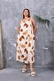 Wooden Bead Detailed Lined Dress - 3