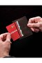 Genuine Leather Men's Card Holder Wallet Rfid Protected Handmade And Thin Design Brown - 3