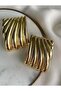 Steel Gold Plate Hailey Earrings