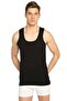 Men's Black 6-Piece Ribbed Rambo Undershirt Elf568T0102Ccm6