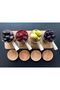 Mini Sauce Bowl Presentation Bowl Turkish Delight Bowl Wooden Handle 4-Piece Presentation Bowl - 2