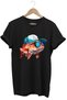 Hunting Fishing Fish Hunting Funny Fish Design with Hat Printed Regular Fit 100% Cotton T-Shirt