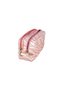 Pencil Case Zebra Pink Pattern Two Compartments Vegan Leather (Double Compartment Pen Holder) - 5