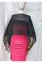 Leyla Multifunctional Chiffon Shawl Black - 9