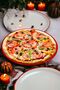 36 No 36 cm Breakfast Plate Supla Cake Plate Serving Plate Pizza Tray - 8