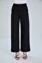 Buttoned, Wide Leg Casual Woven Trousers - 5