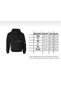 Broklyn Men's Black Hooded Sweatshirt - Back Printed - 3