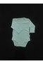 Baby Boy 3 Pieces 100% Cotton Long Sleeve Baby Badi Zıbın Bodysuit with Snap Fasteners - 3