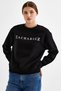 Sweatshirt Ribbed Long Sleeve Ribbed Crew Neck 0163
