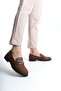 Women's Light Brown Low Heeled Daily Use Shoes - 4
