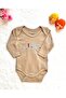 Set of 3 100% Organic Cotton - Animal Patterned Bodysuit - 2