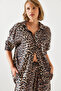 Women's Leopard Single Pocket Leopard Shirt 4729 60251793