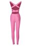 Women's Pink Tights Jumpsuit - 2