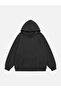 Unisex Red 8 Ball Printed Hooded Fleece Oversize Sweatshirt - 2