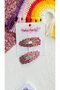 Miks Pink Glittery Loliw ترصيع 2 قطعة - 2