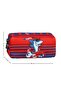 Waddell Licensed Navy Blue-Red Shark Patterned Boy's Bag Set of 3 - 3