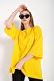 Women's Yellow Oversize T-shirt - 3