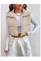 Zippered Inflatable Vest Beige - 4