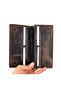 Men's Brown Genuine Leather Long Wallet - With Phone Compartment and Card Holder - 2