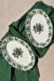 Antique Green 2 Piece 30 cm Premium Porcelain Large Size Boat Presentation Service Set