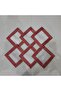 Red Modern Design Studio Coffee Presentation Napkin 6 Pieces