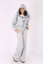 3-Piece Hooded Crop Jacket T-Shirt and Long Bottoms Girls' Tracksuit Set - 5