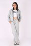 3-Piece Hooded Crop Jacket T-Shirt and Long Bottoms Girls' Tracksuit Set