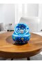 Ashtray with lid lace embossed pattern large size - 2