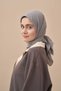 Gray Cotton Jazz Scarf