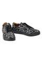 Women's Black Genuine Leather Sneaker - 2