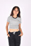 3-piece hooded crop jacket\crop t-shirt\ ribbed bottom-girl's tracksuit set - 6