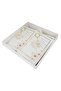 25 Pieces Epoxy Keyring Card Cluster Gold Pk:1- - 3