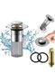 Press-On Lavobo Strainer Core Drain Filter for Bathroom and Kitchen at 8 mm Depth